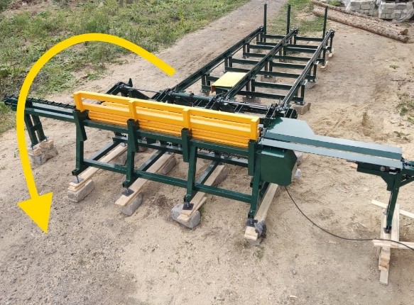 Automated log feeding system ASPB-300